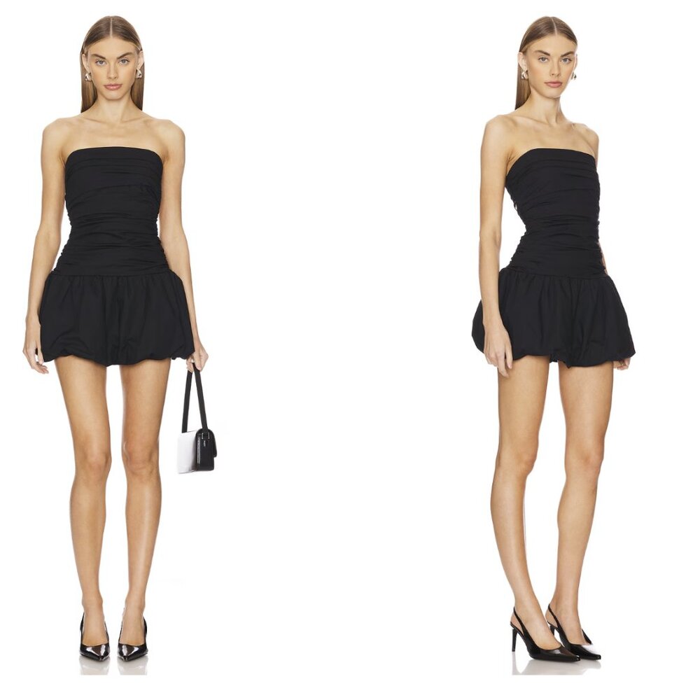 TULAROSA / JESS MINI DRESS / BLACK / SIZE SMALL